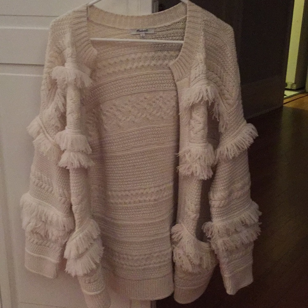 Madewell Desert Valley Fringe Cardigan (S)